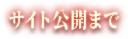 サイト公開まで